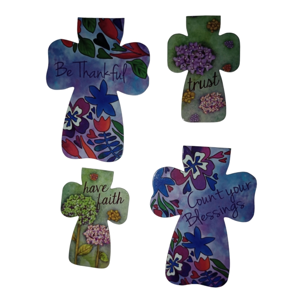 Faith Magnets (Set of 4), Pre-owned